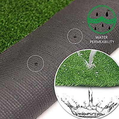 CARPET PARADISE Artificial Grass Carpet Mat - High Density Lawn & Home Decor Mat for Garden, Terrace, Balcony_CP11