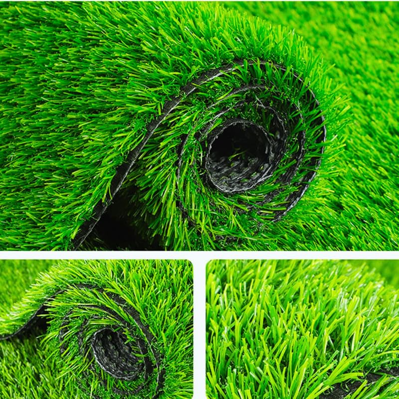 RidgePath Premium 25MM Artificial Grass Rug (4x5) – Durable Outdoor Turf for Garden, Patio, Pets, UV Safe