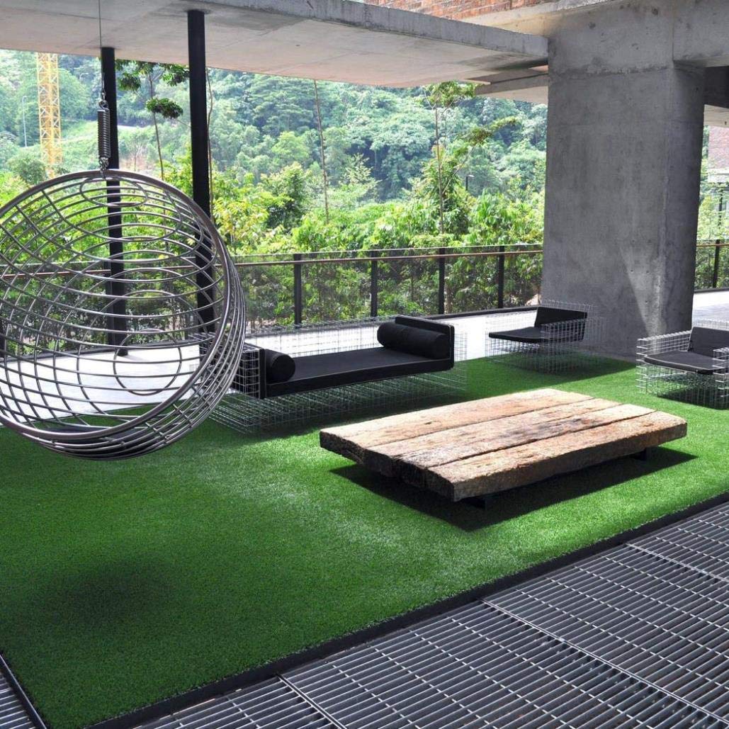 FABLE FIBERS 35mm High-Density Artificial Grass Turf | Premium Indoor & Outdoor Lawn Carpet Mat