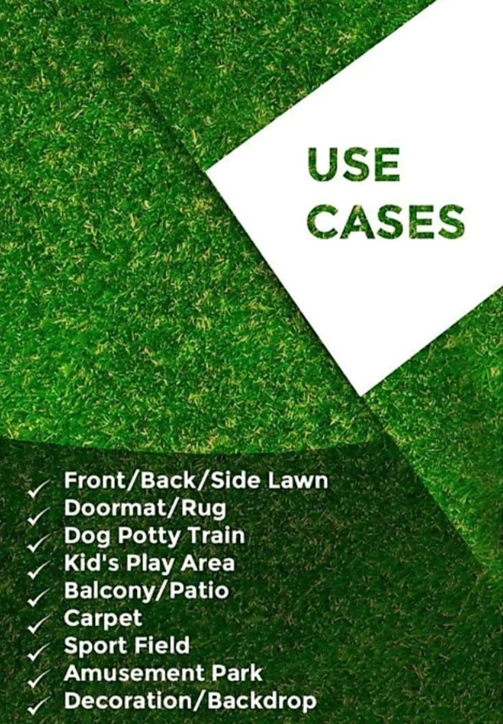 CozyHaven High-Density Artificial Grass Carpet for Garden, Balcony, Indoor & Outdoor Use, 5x3 ft, Green