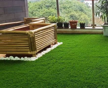 CARPET PARADISE Artificial Grass Carpet Mat - High Density Lawn & Home Decor Mat for Garden, Terrace, Balcony_CP11