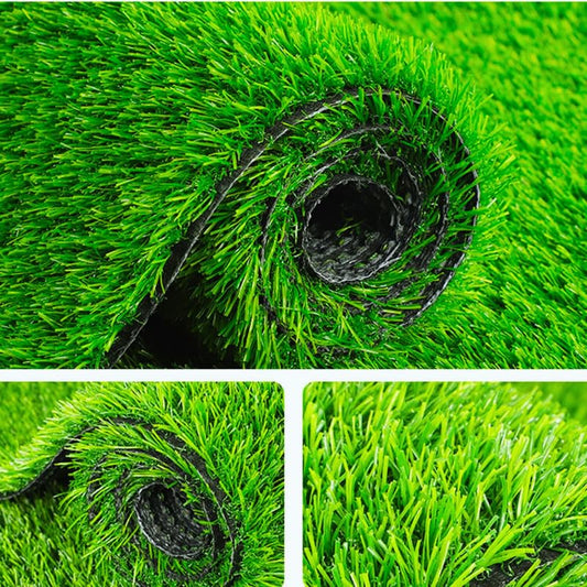 RidgePath Premium 25MM Artificial Grass Rug (4x5) – Durable Outdoor Turf for Garden, Patio, Pets, UV Safe