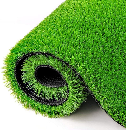 FrescoLand 35mm Waterproof Artificial Grass Mat for Balcony | Indoor & Outdoor Decor | Easy to Clean (15x23 Inch)