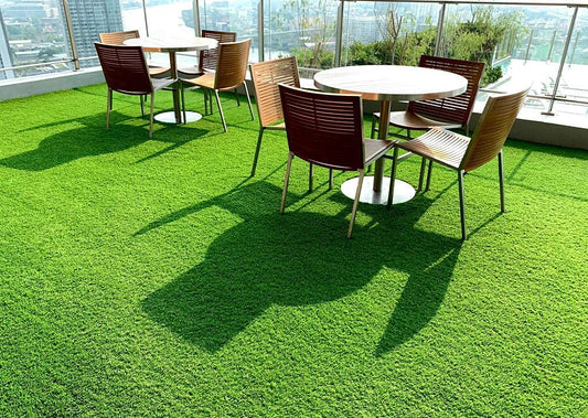 Carpet Palace Artificial Grass Carpet Mat - Dense 25mm Lawn Mat for Garden, Balcony, Terrace, Home Decor (1.25x2 ft)